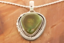 Artie Yellowhorse Royston Turquoise Pendant